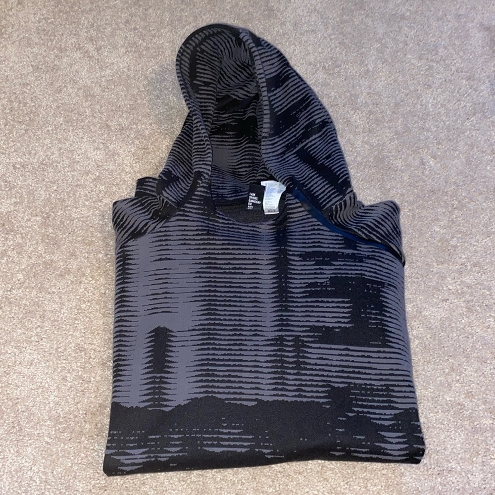 Adidas, black and gray hoodie